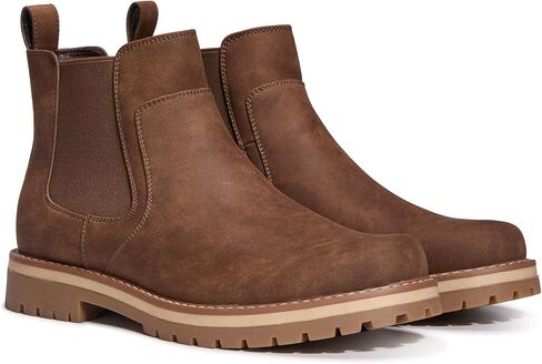 Men's Chelsea Boots Class Dress Boots for Men Comfy Slip on Casual Ankle Boots in Saudi Arabia