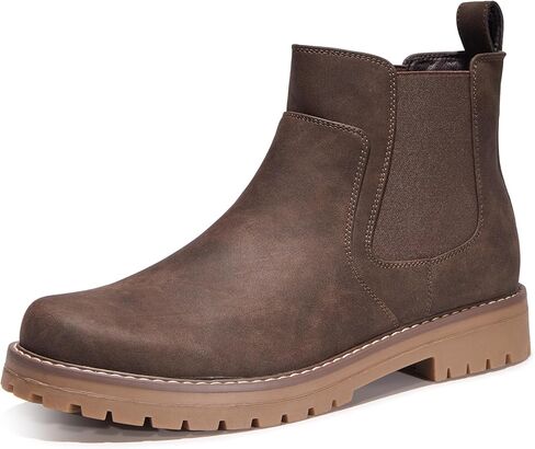 Men's Chelsea Boots Class Dress Boots for Men Comfy Slip on Casual Ankle Boots in Saudi Arabia