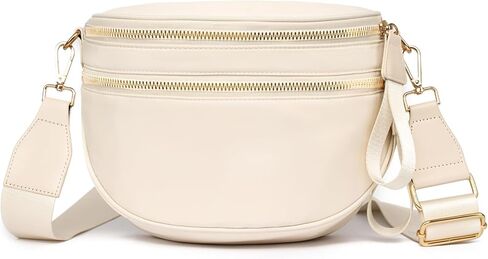 Eslcorri Crossbody Bags for Women - Fashion Sling Purse Shoulder Bag Fanny Pack Leather Causal Chest Bum Bag Cross Body Purse in Kuwait