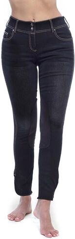 Goode Rider Equestrian Black Denim K/P Jean in Saudi Arabia