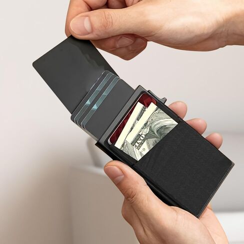 RFID Protection Wallet Card Holder Aluminum Alloy Gift for Men in Saudi Arabia