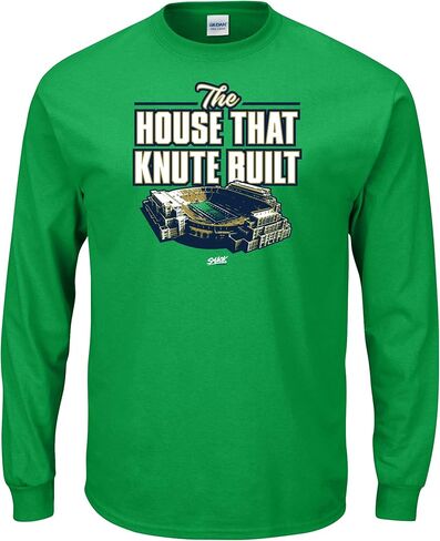 Smack Apparel The House That Knute Built T-Shirt for Notre Dame College Fans (SM-5XL) in Saudi Arabia