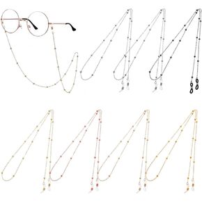 7 قطعة أصحاب النظارات حول الرقبة سلسلة النظارات مطرز النظارات سلاسل للنساء خمر سلسلة نظارات القراءة للفتيات الاطفال الرجال in Kuwait