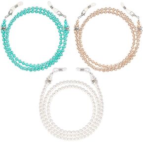 3 Pcs Pearl Eyeglass Chains for Women Pearl Lanyard Fashion Sunglasses Neck Cord Glasses Accessories Elegant Eyewear Retainer Chain in Saudi Arabia