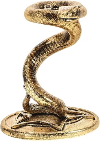 Snake Shaped Crystal Ball Display Stand Metal Holder for Glass Spheres Decorative Base for Garden Orbs Gazing Globes and Eggs Khaki Home Office Decor in Saudi Arabia