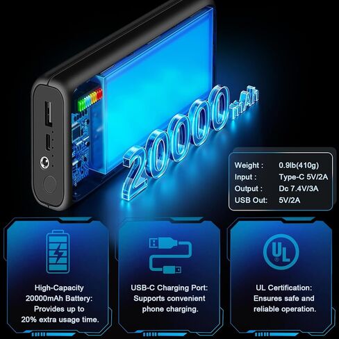 Heated Jacket for Men, Men's Heated Coat with 20000mah 7.4V Battery Pack, 21 Heating Zones Electric Heating Coat in Saudi Arabia