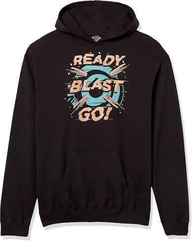 Hasbro boys Nerf Ready Blast Go Boy's Hooded Pullover Fleece in Saudi Arabia