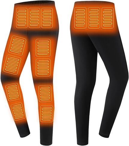 Heated Pants for Women, 14 Heating Zone Rechargeable Long Johns Hunting Thermal Baselayer Legging for Outdoor Sport in Saudi Arabia