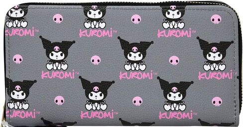 Fast Forward Kuromi Pink Skull Gray Deluxe Wallet in Saudi Arabia