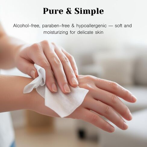 مناديل مبللة أنثوية للكلاب من تريسي، مناديل مبللة طبيعية للمنطقة الحميمة ذات درجة حموضة متوازنة للنساء والأزواج - عبوات سفر مغلفة بشكل فردي، 20 قطعة in Kuwait