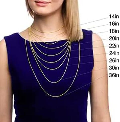 Diamond2Deal 14k Yellow Gold 6mm Graduated Omega Necklace 16" in Saudi Arabia