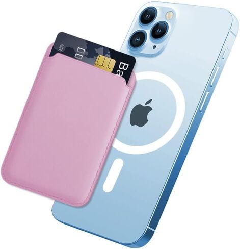 Mizi (2 Pack Adhesive Phone Stretchy Wallet, Card Holder for Back of Phone Stick on Cases, Unique Double Pocket Design + Finger Strap for iPhone/Android/Samsung Galaxy - Black in Saudi Arabia