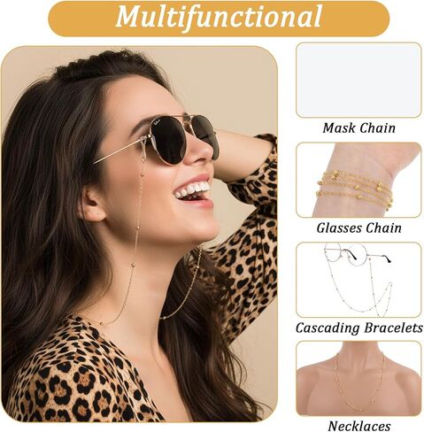 7 قطعة أصحاب النظارات حول الرقبة سلسلة النظارات مطرز النظارات سلاسل للنساء خمر سلسلة نظارات القراءة للفتيات الاطفال الرجال in Kuwait