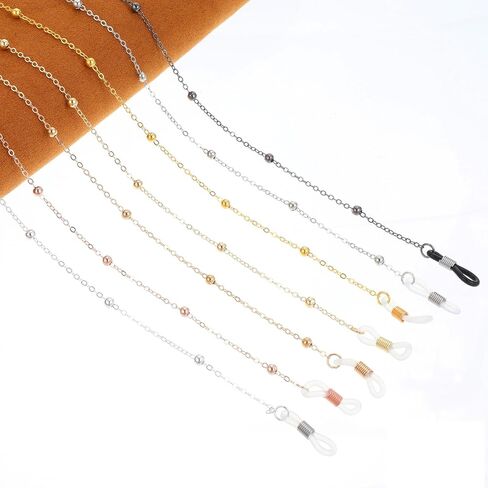 7 قطعة أصحاب النظارات حول الرقبة سلسلة النظارات مطرز النظارات سلاسل للنساء خمر سلسلة نظارات القراءة للفتيات الاطفال الرجال in Kuwait