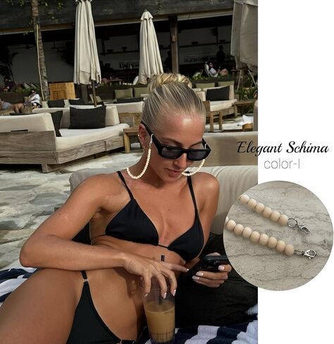 3 قطع حامل سلسلة نظارات العين حول الرقبة للنساء سلاسل النظارات للنساء نظارات النظارات حزام الحبل in Kuwait