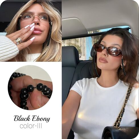 3 قطع حامل سلسلة نظارات العين حول الرقبة للنساء سلاسل النظارات للنساء نظارات النظارات حزام الحبل in Kuwait