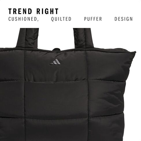 adidas Unisex Quilted Tote – Puffer Shoulder Bag in Kuwait