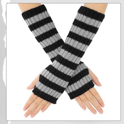 Jspupifip Y2k Beanie Cute Cat Crochet Hats with Kawaii Arm Warmers Grunge Accessories Layer Bracelets for Japanese Harajuke Cosplay Lolita Rave Festival, Anime Cosplay in Saudi Arabia