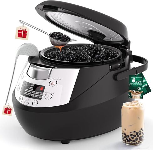 WantJoin 12L Boba Maker Machine, Commercial Boba Cooker for Tapioca Pearls, Commercial Boba Pearl Maker for Bubble Tea,Suit for Restaurants, Milk Tea Stores, Dessert Stores, Lounge Bars, 1850W in Saudi Arabia