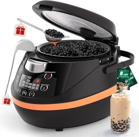 WantJoin 12L Boba Maker Machine, Commercial Boba Cooker for Tapioca Pearls, Commercial Boba Pearl Maker for Bubble Tea,Suit for Restaurants, Milk Tea Stores, Dessert Stores, Lounge Bars, 1850W in Saudi Arabia