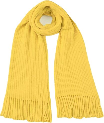 Kids Scarf for Girls Winter Warm Knit Toddler Baby Scarves Neck Warmer Tassel Scarf for Boys Girls in Saudi Arabia