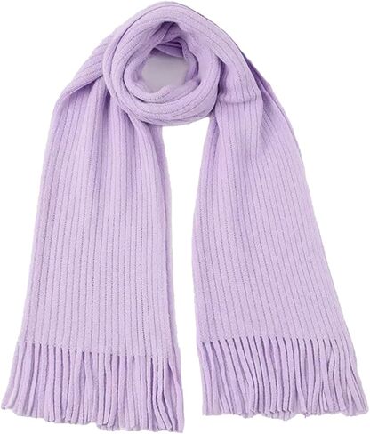Kids Scarf for Girls Winter Warm Knit Toddler Baby Scarves Neck Warmer Tassel Scarf for Boys Girls in Saudi Arabia
