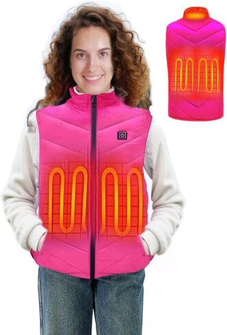 Heated Vest Women,Mens,Boys,Girls,Adult Youth Vest Jacket Winter Coats,Heated Clothing(Not Included Battery Pack) in Saudi Arabia