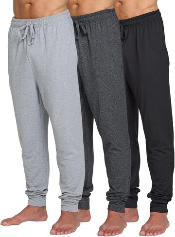 Ultra Performance Mens Pajama Pants 3 Pack Men's Sleep Lounge PJ Jogger Sweatpants PJs Pajamas for Men Avail in Big Sizes in Saudi Arabia