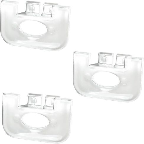 3pcs Cordless Honeycomb Shade Lift Handles, 3/4" Pleat Cellular Shade Pull Down Replacement Handles Compatible with Graber Bali Cordless Mini Blinds and Cellular Shades Window Accessories(Transparent) in Saudi Arabia