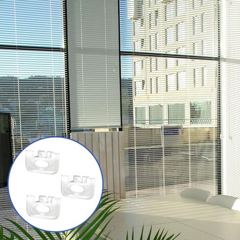 3pcs Cordless Honeycomb Shade Lift Handles, 3/4" Pleat Cellular Shade Pull Down Replacement Handles Compatible with Graber Bali Cordless Mini Blinds and Cellular Shades Window Accessories(Transparent) in Saudi Arabia