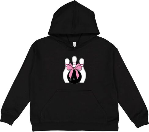 inktastic Bowling Pins Coquette Bow Youth Hoodie Sweatshirt in Saudi Arabia
