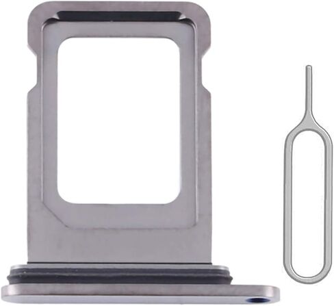 Dual SIM Card Tray Holder Slot Replacement Compatible with iPhone 12 Pro 6.1 Inch / 12 Pro Max 6.7 Inch with Eject Pin and Rubber Waterproof Gasket Ring (Blue) in Saudi Arabia