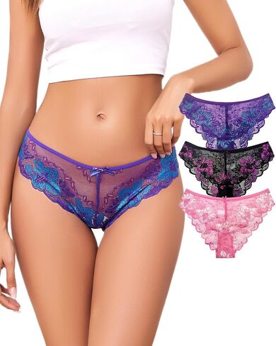 Lace Underwear for Women Sexy Panties for women Cheeky Panties Hipster Underwear for Women Seamless Bikini Panty in Saudi Arabia