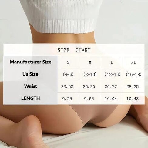 5-Pack Set Women Seamless Breathable Ice Silk Underwear, Solid Color Comfortable and Stylish, No-Show Fit for Everyday Wear in Saudi Arabia