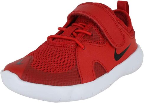 حذاء Nike Kids Girl's Flex Runner Fable (الطفل الصغير) أسود/أبيض/وردي ناري/أزرق فيوري in Kuwait