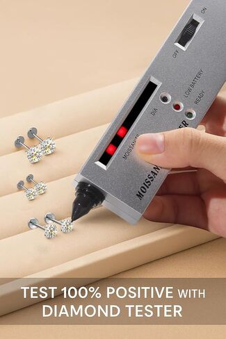 VOJO 3 Pairs Moissanite & Titanium Flat back Earrings, 20G Threadless Labret Stud for Women, Tragus Cartilage Nose Piercing Jewelry, Hypoallergenic Body Earrings in Kuwait