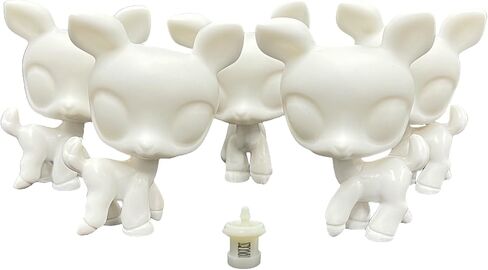 LPSCB 5 قطعة/الوحدة قاعدة بيضاء لمتجر الحيوانات الأليفة الكلب الألماني مخصص لتقوم بها بنفسك طلاء تصميم حيوانك الأليف (أخضر) in Kuwait