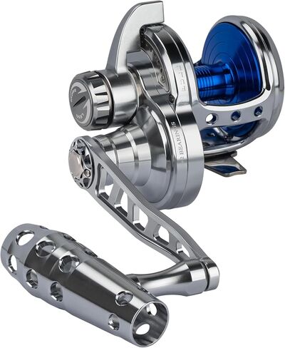 THKFISH Saltwater Slow Pitch Jigging Reel, 55lbs Max Drag 6.3:1,9+2 Stainless BB Lever Drag Saltwater Heavy Duty Trolling Reel for Conventional Saltwater Slow Jigging Fishing,Right Hand Retrieve in Kuwait