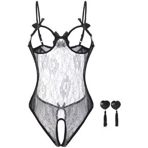 ملابس داخلية نسائية من قطعة واحدة من Fem&Fata ملابس نوم مثيرة من الدانتيل تيدي بيبي دول مقاس S-XXL in Kuwait