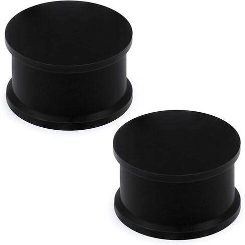 مقاييس ocptiy 8G-25mm من السيليكون الناعم الصلب للأذنين، مقاييس أذن مزدوجة متوهجة، مقاييس اللحم، موسعات إخفاء الأنفاق، سدادات التجنيب، مجوهرات ثقب للنساء والرجال، أسود أبيض، جلد اللحم، زوج واحد in Saudi Arabia