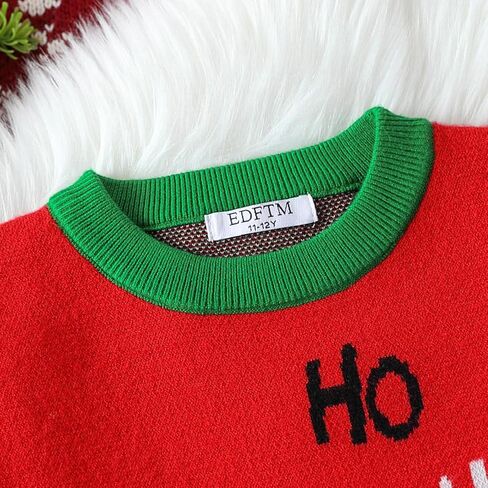 أطفال بنين عيد الميلاد سترة الرنة الثلج الكلاسيكية عطلة محبوك سترة Crewneck لطيف القبيح البلوز البلوز in Kuwait
