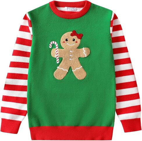 أطفال بنين عيد الميلاد سترة الرنة الثلج الكلاسيكية عطلة محبوك سترة Crewneck لطيف القبيح البلوز البلوز in Kuwait