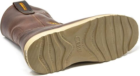 CEBU Men's Rul 500 Slim Soft Toe Work Boots – Lightweight Wedge Sole, Leather Upper, Comfortable & Durable in Saudi Arabia