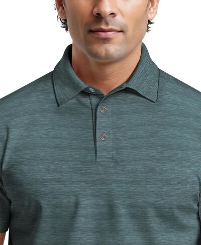 PGA Tour Mens Jaspe Airflux Short Sleeve Golf Polo Shirt in Saudi Arabia