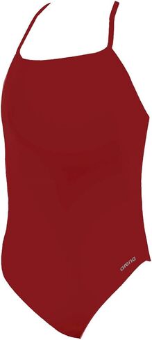 Arena Girl's Master MaxLife Sporty Thin Strap Racer Back One Piece in Kuwait