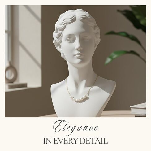 Fayra & Co Pearl Necklace – AAA Freshwater Pearls, 18K Gold Vermeil, Handcrafted Baroque Design, 925 Sterling Silver, Elegant Jewelry for Women in Saudi Arabia