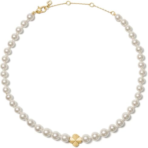 kate spade new york Spade Flower Pearl Short Necklace in Saudi Arabia
