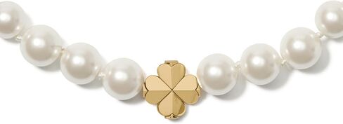 kate spade new york Spade Flower Pearl Short Necklace in Saudi Arabia