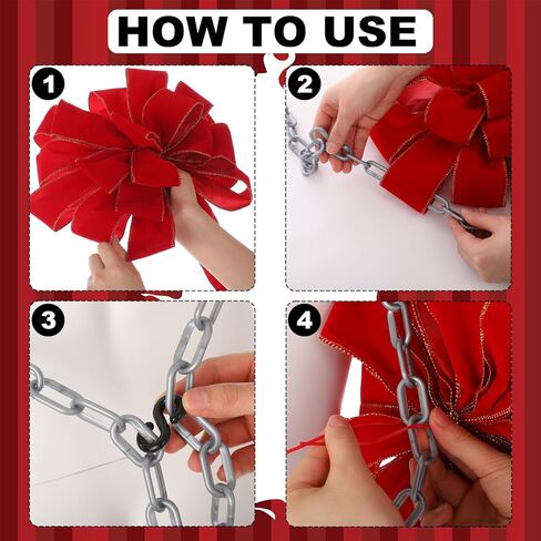Christmas Boss Costumes 1980s Movie Vacation Costumes Christmas Red Bow and Chain Harness Cosplay Xmas Classic Cosplay Party Vacation Gift for Men Women Xmas Accessory Holiday Party in Saudi Arabia