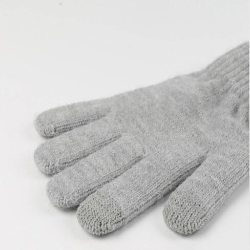 Beanie Hat Scarf Gloves Set for Kids Boys Girls Knitted Gloves Neck Warmer Pompom Cap 3-9 Years in Saudi Arabia